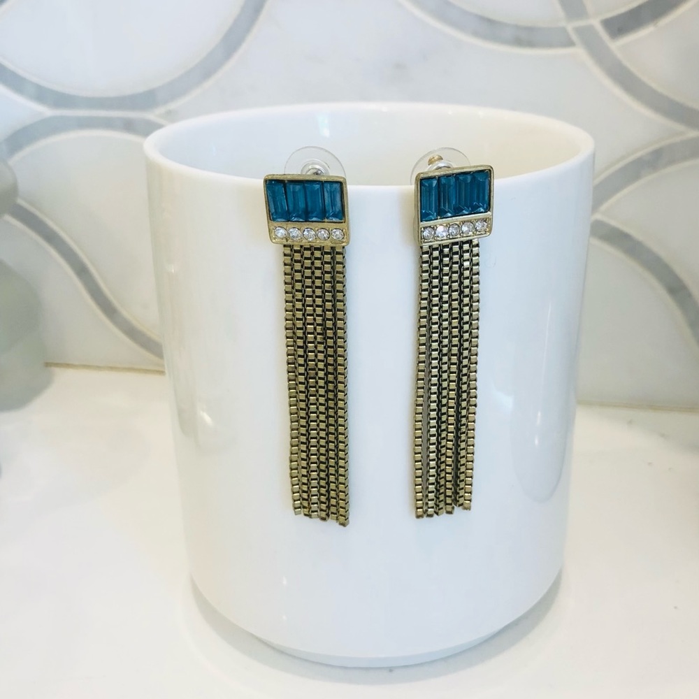 A pair of gorgeous statement earrings